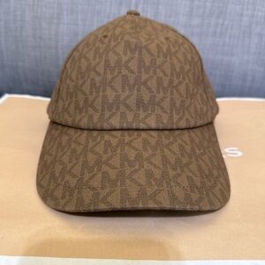 Michael Kors Tan Monogram Hat